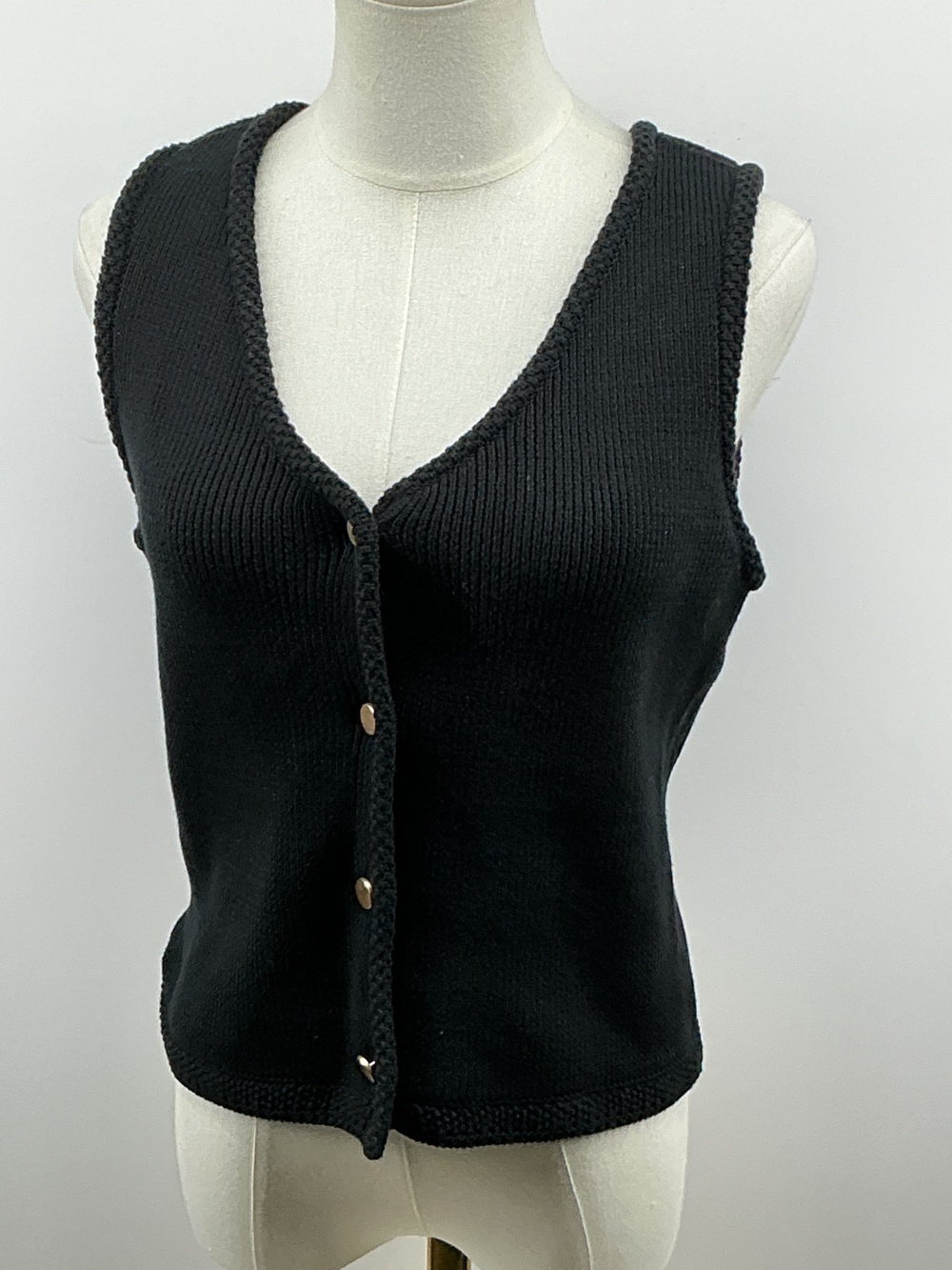 100% Organic Cotton V-Neck Sweater Vest
